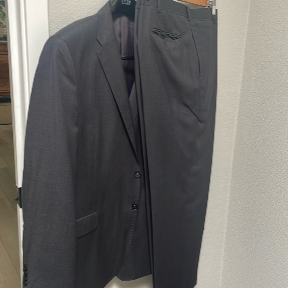 Men’s 46L grey  two piece suit Ermenegildo Zenga